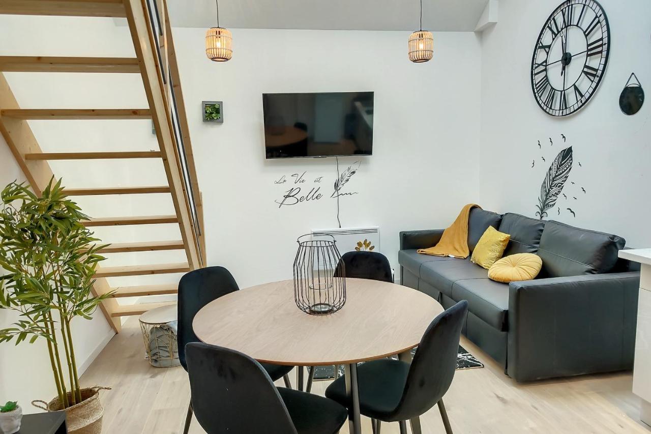 Sublime Appart Renove Duplex Centre Ville 4Pers Wifi Saint-Quentin  Zewnętrze zdjęcie